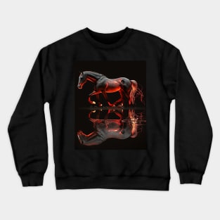 Fire Horse Wandering Crewneck Sweatshirt